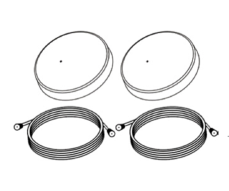 ClearOne Extension Antenna Kit with RG58 Plenum Cables (M500: 486 MHz to 512 MHz) 25 Ft.