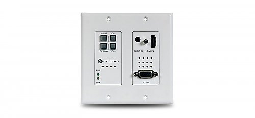 Atlona HDVS-200-TX-WP Two-Input Wallplate Switcher for HDMI and VGA with Ethernet-Enabled HDBaseT Output