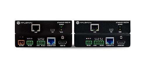 Atlona UHD-EX-100CE-KIT 4K/UHD HDMI Over 100 M HDBaseT TX/RX with Ethernet, Control, and PoE