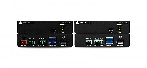 Atlona UHD-EX-70C-KIT 4K/UHD HDMI Over HDBaseT TX/RX with Control and PoE
