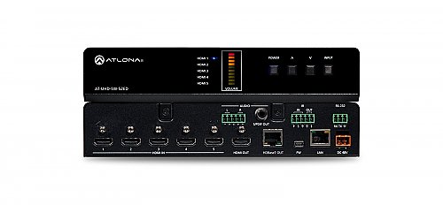 Atlona UHD-SW-52ED 4K/UHD Five-Input HDMI Switcher with Mirrored HDMI / HDBaseT Outputs