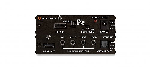 Atlona HD570 HDMI Audio De-Embedder with 3D Support